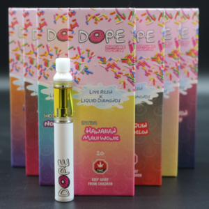 DOPE 2 Gram Vape Pens (live resin/diamonds)